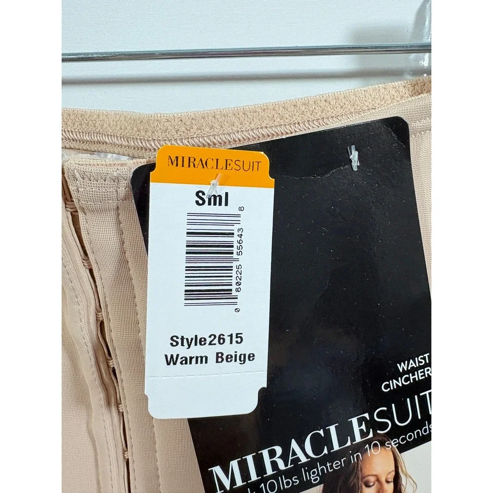 Miraclesuit Inches Off Extra Firm Waist Trainer 2615 Warm Beige Small NWT